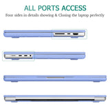Suitable for  MacBook Pro 14 Max Inch Case 2023 2022 2021 M2 A2779 M1 A2442 Hardshell Case Keyboard Cover - Top-Down View