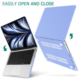Suitable for  MacBook Pro 14 Max Inch Case 2023 2022 2021 M2 A2779 M1 A2442 Hardshell Case Keyboard Cover - Rear View