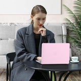 Suitable for  MacBook Pro 14 Max Inch Case 2023 2022 2021 M2 A2779 M1 A2442 Hardshell Case Keyboard Cover Pink - 45-Degree Angle