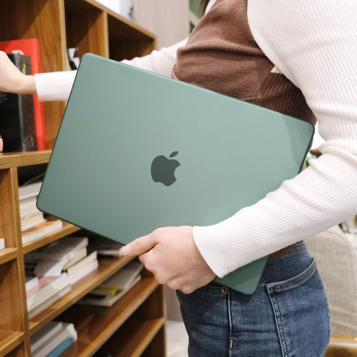 Midnight Green Hard Shell Case and Keyboard Cover for MacBook Pro 16 (2023, 2022, 2021) M2 A2780 A2485 M1 Pro/Max