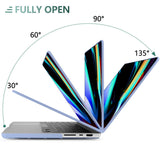 MacBook Pro 16-inch Hard Shell Case with Keyboard Cover for 2021-2023 Models (M2/M1) - A2780/A2485 Compatible - 45-Degree Angle