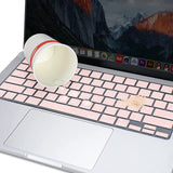 Keyboard Cover Skin For MacBook Air Pro 13 13.6 14 15.3 16 A2442 A2779 A2485 A2780 A2681 A2941 M1 M2 2021 to 2023 Pink - Side View