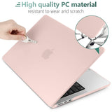 Chic Pink Hard Case & Keyboard Skin for 2023 2022 MacBook Air 13 M2 Model A2681