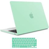 Frosted Hard Shell Case & Keyboard Skin for 2023/2022 MacBook Air 13 M2 Model A2681 - Green