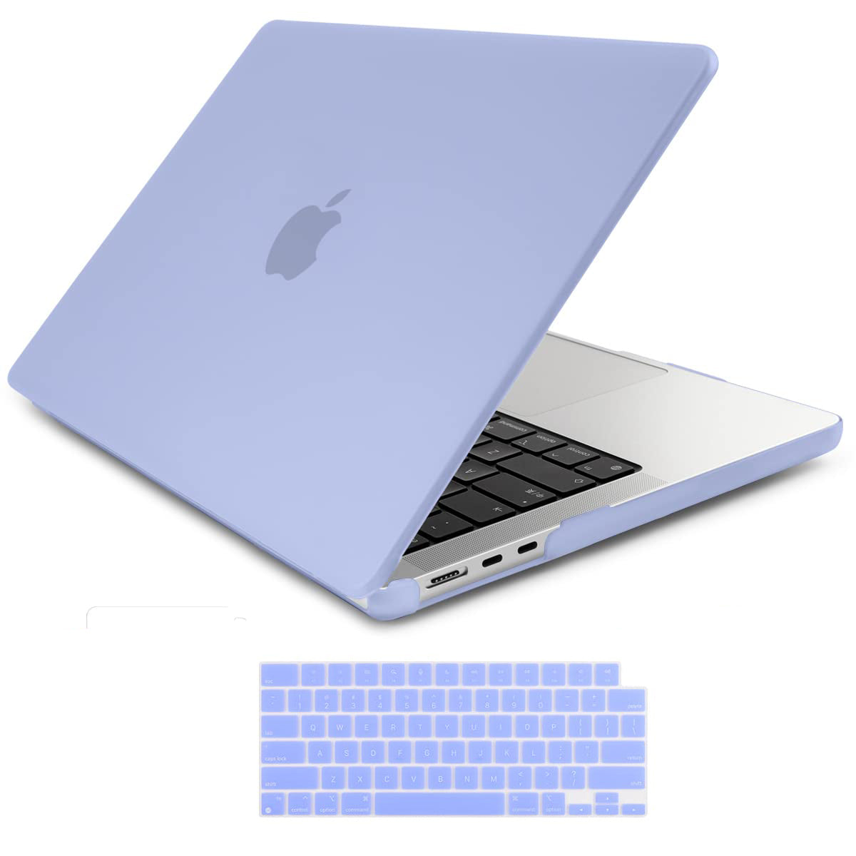 Frosted Hard Shell Case with Keyboard Cover for 2023-2022 MacBook Air 13 M2 (Model A2681)