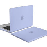 Frosted Hard Shell Case with Keyboard Cover for 2023-2022 MacBook Air 13 M2 (Model A2681) - Close-Up Angle