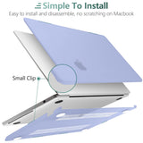 Frosted Hard Shell Case with Keyboard Cover for 2023-2022 MacBook Air 13 M2 (Model A2681)