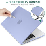 Frosted Hard Shell Case with Keyboard Cover for 2023-2022 MacBook Air 13 M2 (Model A2681) - Extra Image
