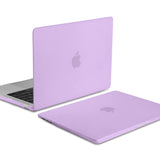 Frosted Hard Shell Case with Keyboard Skin for 2022-2023 MacBook Air 13 M2 Model A2681 - Violet - Extra Image