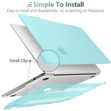 Turquoise Protective Hard Case & Silicone Keyboard Skin for 2023/2022 MacBook Air 13 M2 Model A2681