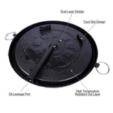 Korean BBQ Grill Pan Non-Stick Smokeless Stovetop BBQ Grill Plate Indoor Outdoor - 45-Degree Angle