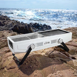 Foldable Portable Charcoal Frying Grill Grilling Outdoor Tabletop BBQ Grill For Camping Hiking Picnics - Top-Down View