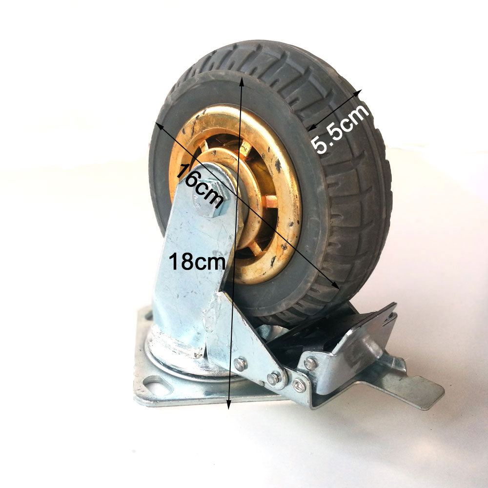 6 150mm Heavy Duty Industrial Swivel Caster Wheels Caster Wheel Castor 250kg Trolley