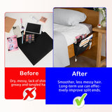 Bed Organiser Bedside Caddy Sofa Organiserd Book Magazines Organiser Black - Front View