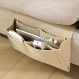 Bed Organiser Bed Caddy Sofa Organiser Bedside Organiser Book Magazines Organiser Black - Rear View