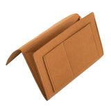 Bed Organiser Bed Caddy Sofa Organiser Bedside Organiser Book Magazines Organiser Khaki - Rear View