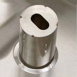 Commercial Restaurant Stainless Steel Toilet Paper Tissue Holder Dispenser Chrome - Top-Down View