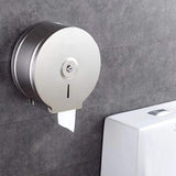 Commercial Restaurant Stainless Steel Toilet Paper Tissue Holder Dispenser Chrome - 45-Degree Angle