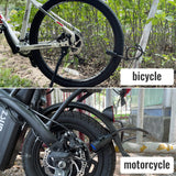 1.2m 2 Keys Bicycle Lock Bike Cable Locks Motorcycle Lock  Mounting Bracket Scooter Lock - Close-Up Angle