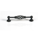 Antique Vintage Kitchen Cabinet Handles Drawer Handle Pull Pulls 128mm - Front View