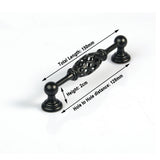 Antique Vintage Kitchen Cabinet Handles Drawer Handle Pull Pulls 128mm - Top-Down View
