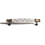 Ceramics Kitchen Cabinet Handles Bar Drawer Handle Pull cooper 128mm - Front View