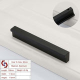 Aluminium Kitchen Cabinet Handles Drawer Bar Handle Pull 96mm
