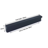 Aluminium Kitchen Cabinet Handles Drawer Bar Handle Pull 96mm - Side View