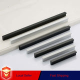 Aluminium Kitchen Cabinet Handles Drawer Bar Handle Pull Silver 256mm
