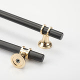 Luxury Design Kitchen Cabinet Handles Drawer Bar Handle Pull Black 96mm - Front View