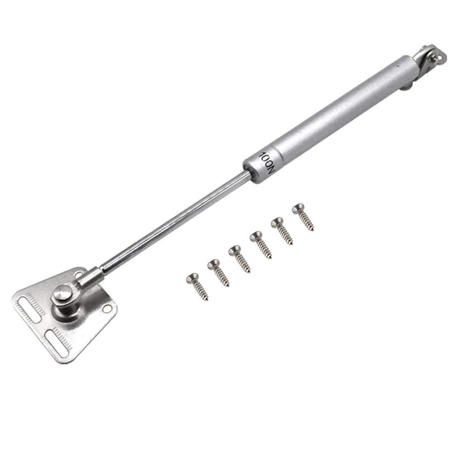 2 Pack 100N Hydraulic Cabinet Door Lift Support Hinges, Soft Close, Metal Head, 10kg Load