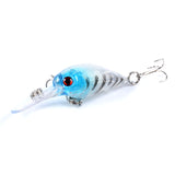 9x Popper Crank 5.7cm Fishing Lure Lures Surface Tackle Fresh Saltwater - Rear View