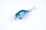 5x 4.3cm Popper Crank Bait Fishing Lure Lures Surface Tackle Saltwater - Low Angle