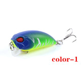 6x Popper Crank 5.1cm Fishing Lure Lures Surface Tackle Fresh Saltwater - Extra Image