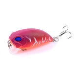 6x Popper Crank 5.1cm Fishing Lure Lures Surface Tackle Fresh Saltwater - Extra Image
