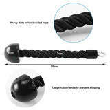 Single Grip Tricep PullDown Rope Cable Attachment Pull Down Rope Tricep Rope Pully - Top-Down View