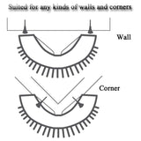 Cat Self Groomer Catnip  Dog Cat Toy Corner Groomer Wall Corner Scratcher Comb Grooming Massage Brush - Rear View