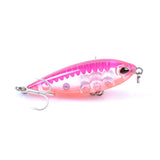 8x Pencil minnow 4.8cm Fishing Lure Lures Surface Tackle Fresh Saltwater - Rear View