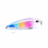 8x Pencil minnow 4.8cm Fishing Lure Lures Surface Tackle Fresh Saltwater - Low Angle