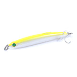 5x Pencil minnow 7.5cm Fishing Lure Lures Surface Tackle Fresh Saltwater - Top-Down View