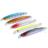 5x Pencil minnow 7.5cm Fishing Lure Lures Surface Tackle Fresh Saltwater - 45-Degree Angle