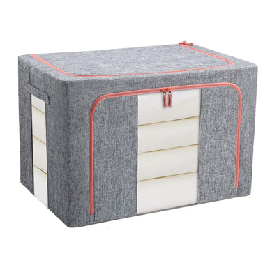 100L Cloth Storage Box Closet Organizer Storage Bags Clothes Storage Bags Wardrobe Organizer Idea Gr