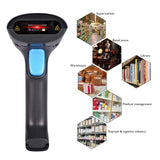 Wired Barcode QR Bar Code Screen Scanner Data 1D 2D Reader USB Cable Mobile Payment Store - Top-Down View