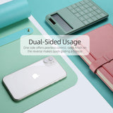 Green 120cm*60cm Dual Side Office Desk Pad Waterproof PU Leather Computer Mouse Pad - 45-Degree Angle