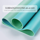 Green 120cm*60cm Dual Side Office Desk Pad Waterproof PU Leather Computer Mouse Pad - Low Angle