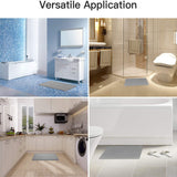 60cm*40cm Diatomaceous Earth Bath Mat, Nonslip Absorbent - Fast Drying Bathroom Floor Shower Mats Anti-Slip Mat - Low Angle