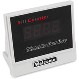 Australian Money Bill Note Counter Counterfeit UV/MG/IR Detector Machine Auto Counting - Rear View