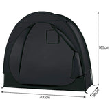 Bike Cover Storage Tent Durable Waterproof Anti-Dust Foldable Outdoor Tools Storage Shed - Front View
