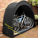 Bike Cover Storage Tent Durable Waterproof Anti-Dust Foldable Outdoor Tools Storage Shed - 45-Degree Angle