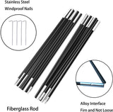 Bike Cover Storage Tent Durable Waterproof Anti-Dust Foldable Outdoor Tools Storage Shed - Close-Up Angle